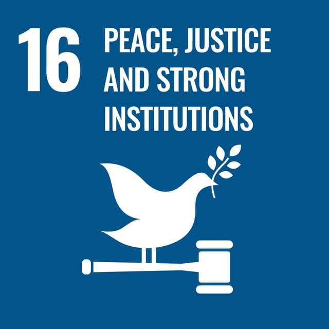 Goal 16: Peace and Justice Strong Institutions